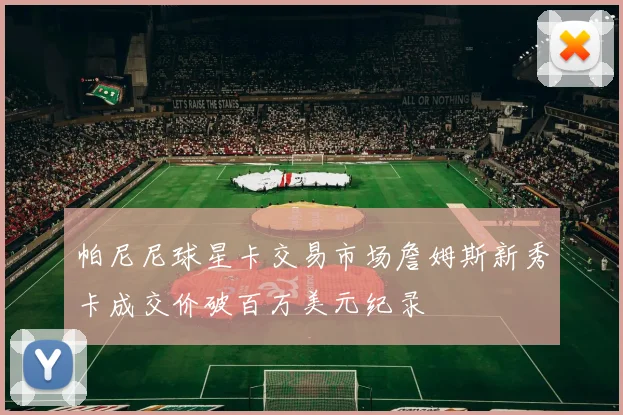 帕尼尼球星卡交易市场詹姆斯新秀卡成交价破百万美元纪录
